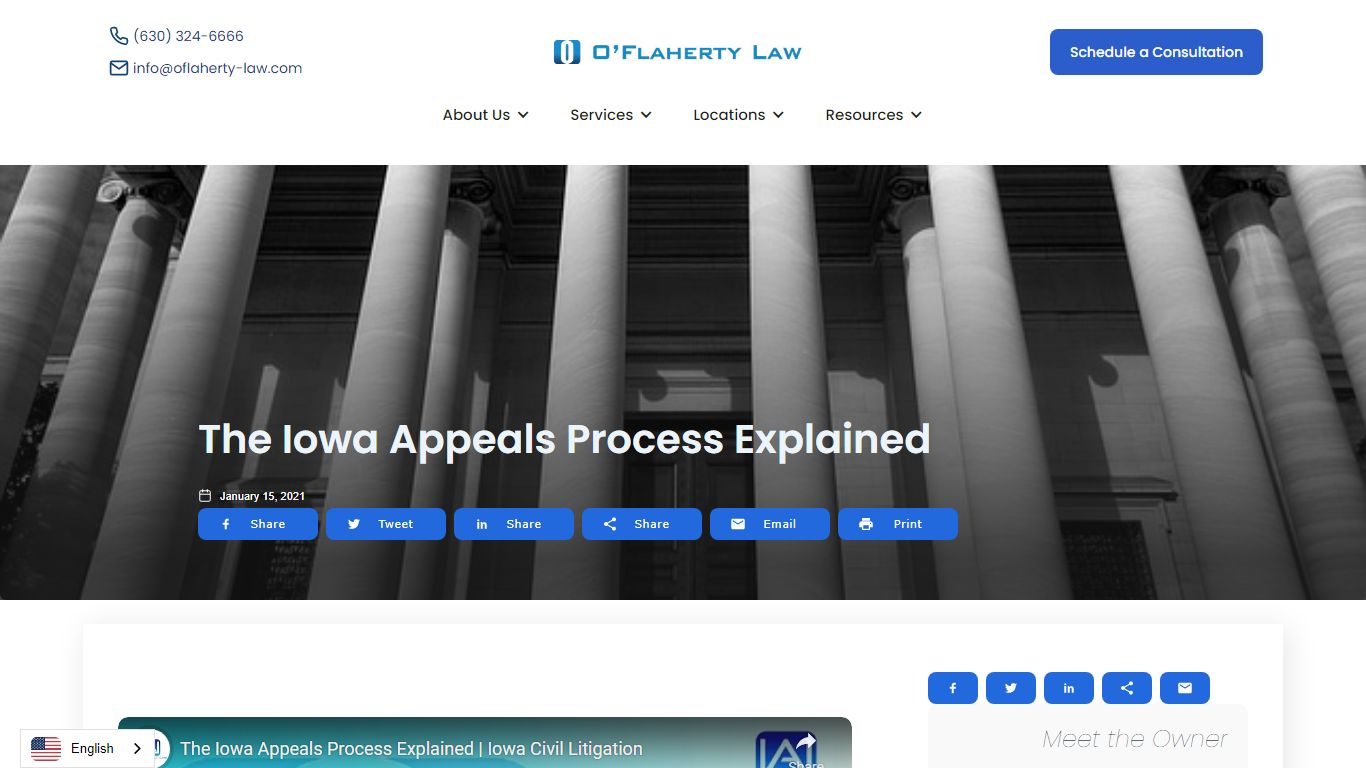 The Iowa Appeals Process Explained | Iowa Civil Litigation - O'Flaherty Law